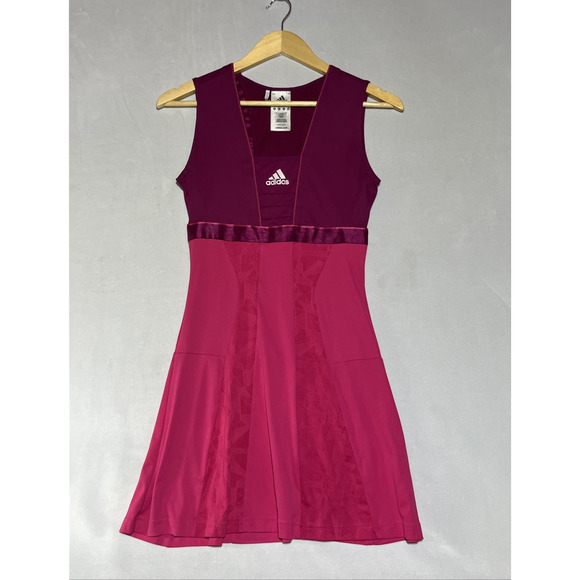 Adidas Climatecool Athletic Dress Pink Extra Small Tennis Workout Golf Casual - Picture 1 of 11